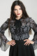 60116 HELL BUNNY LOST WHISPERS BLOUSE