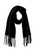 501075 KNITTED SCARF, blk