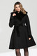 80022 HELL BUNNY SIMONE, black coat