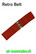7065 HELL BUNNY RETRO BELT, BURGUNDY