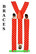 braces, dots, red/wht