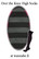 1002 Over knee high socks, stripe blk/grey