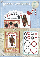 Yvonne Creations: Playing Cards  -stanssisetti