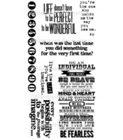 Tim Holtz Cling Stamps: Phrases 2 - leimasinsetti