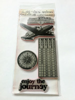Tim Holtz Cling Stamps: The Journey - leimasinsetti