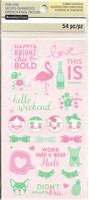 Recollections Planner Rub-ons: Uptown Chic- siirtokuvapakkaus