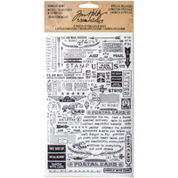 Tim Holtz Idea-ology Remnants: Special Delivery -siirtokuvapakkaus
