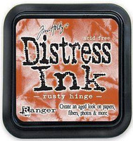Distress Ink: Rusty Hinge -mustetyyny