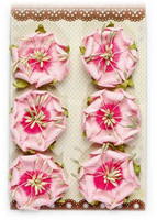 Reprint: Pink Flowers  - paperikukkapakkaus