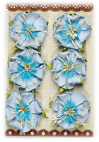 Reprint: Blue Flowers  - paperikukkapakkaus