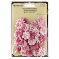 Recollections: Pink Floral Embellishments