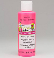 Decoart: Social Artworking Neon Pink Paint 118ml