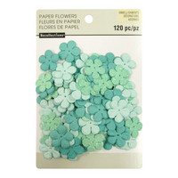 Recollections: Mint Mini Paper Flowers