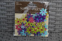 Spare Parts Gem Glitter Flowers: Multicolor Mix