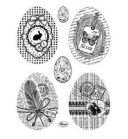 Easter Eggs Vintage Style - leimasinsetti