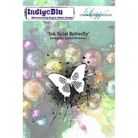 Ink Splat Butterfly - leimasin