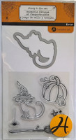 Stamp & Die Set: Halloween Cat