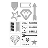 Art C Stamp & Cut: Diamonds