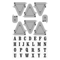 Art C Stamp & Cut: Pennant