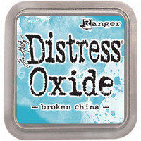 Distress Ink Oxide: Broken China -mustetyyny