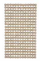 Adhensive Pearls : Beige 6mm