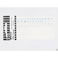 Pearl/ Rhinestone Stickers: Icicle