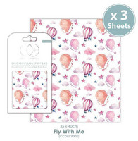 CC Decoupage Paper: Fly With Me