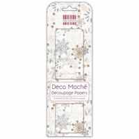 Deco Mache Decoupage Papers: Multi Snowflake