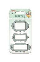 Kids Fun Blue Book Plates  -metallikoristeet