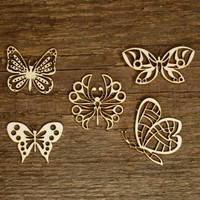 Butterfly Assortment  - chipboardkuviopakkaus