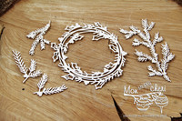 Mon MERRY cheri :  Big Wreath - leikekuvioarkki