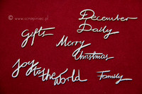 Brush Art Script:  Merry  - leikekuviopakkaus