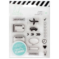 Heidi Swapp Planner Clear Stamps: Icons - kirkas leimasinsetti