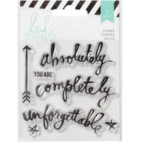 Heidi Swapp Wanderlust Clear Stamps -kirkas leimasinsetti