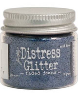 Distress Glitter: Faded Jeans