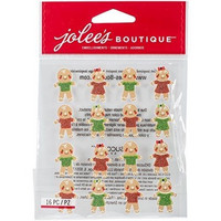 Jolee's Boutique 3D Dimensional Stickers: Gingerbread Repeats