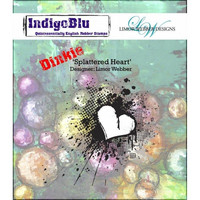 Splattered Heart A7 - leimasinsetti