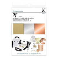 XCut: Adhensive Metal Effect Sheets A5  - pakkaus