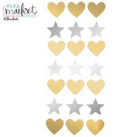 Flea Market Fancy: Hearts & Stars  -peilikoristeet