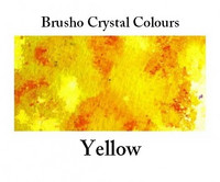 Brusho Crystal Colors -  Yellow 15g