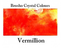 Brusho Crystal Colors -  Vermilion 15g