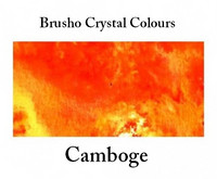 Brusho Crystal Colors -  Camboge 15g