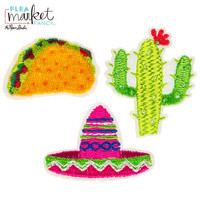 Flea Market Fancy Patch Stickers: Fiesta