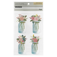 3D Stickers: Mason Jars  -tarrapakkaus