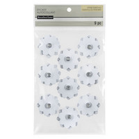 3D Stickers: White Flowers  -tarrapakkaus