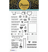 Planner Journal Stamps #1 - kirkas A5 leimasinsetti