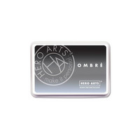 Hero Arts Ombre Ink :  Soft Granite to Black - mustetyyny