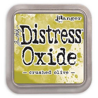Distress Ink Oxide: Crushed Olive  -mustetyyny