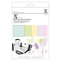 XCut: Adhensive Colored Vellum Sheets A5  - pakkaus
