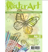 Water Art akvarellipaperipakkaus A6